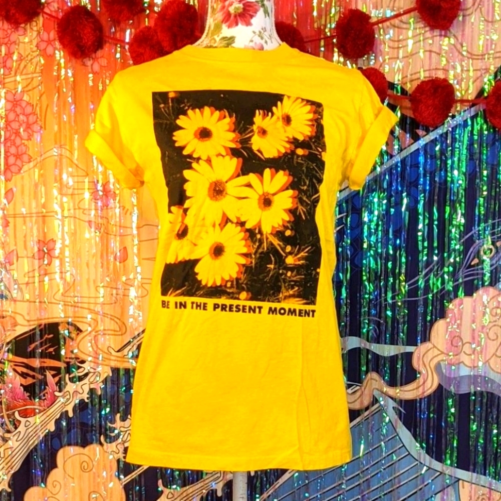MIghty Fine Yellow Tee - Size S